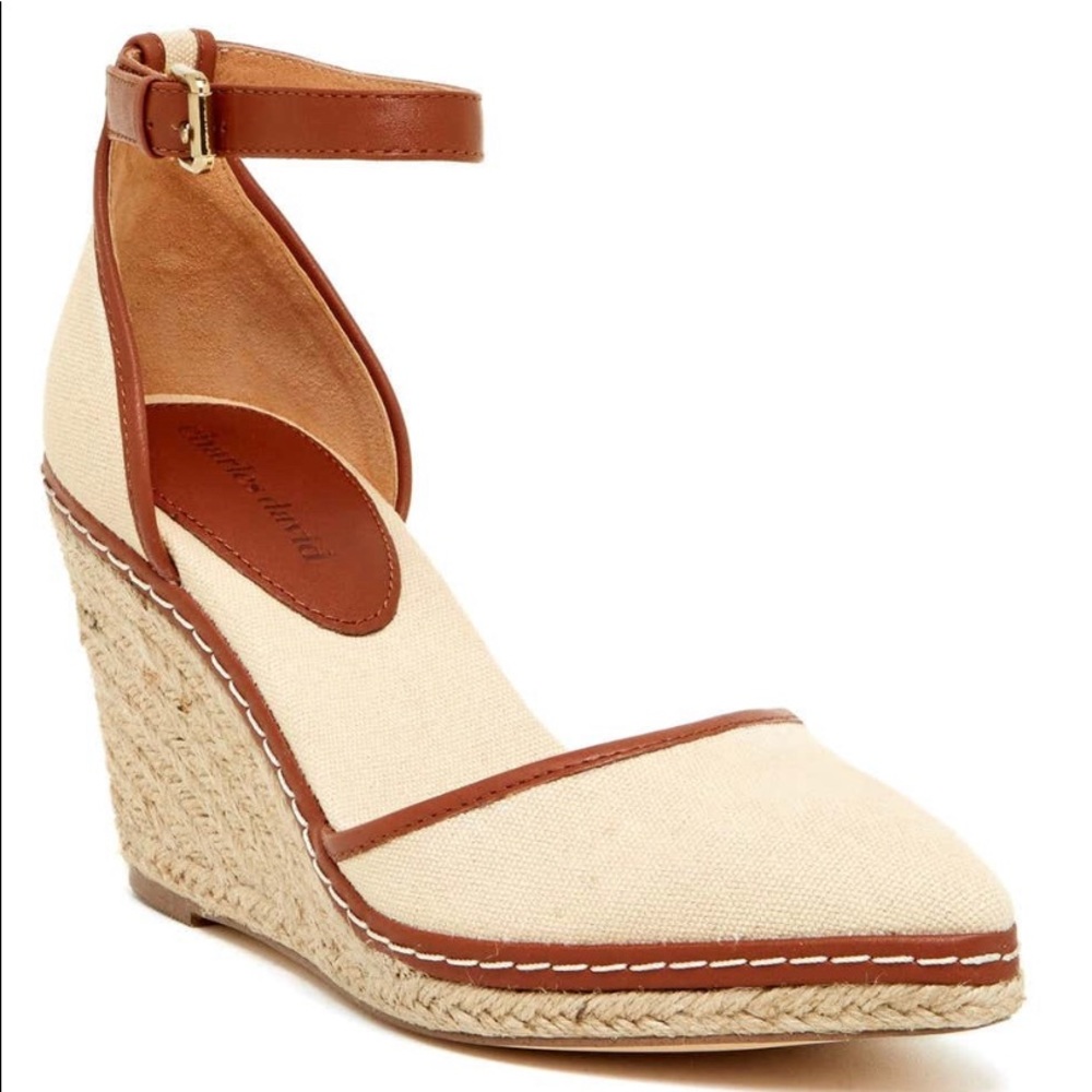 Charles David Keiko Espadrille Wedges - Sand